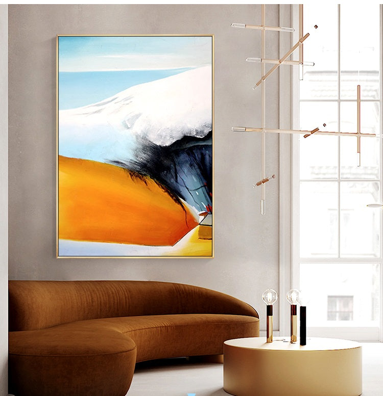 Handcrafted Abstract Painting Fine Art For Homedecor MA1158