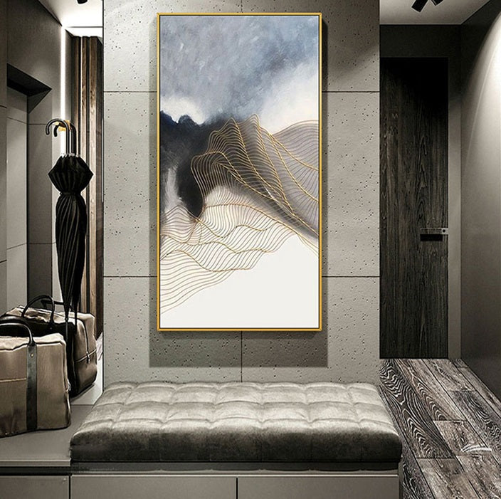 Handcrafted Abstract Painting Fine Art For Homedecor MA1110B