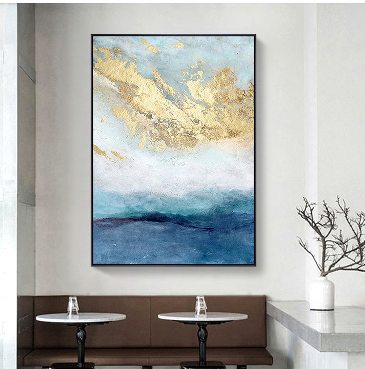Handcrafted Abstract Painting Fine Art For Homedecor MA1086C
