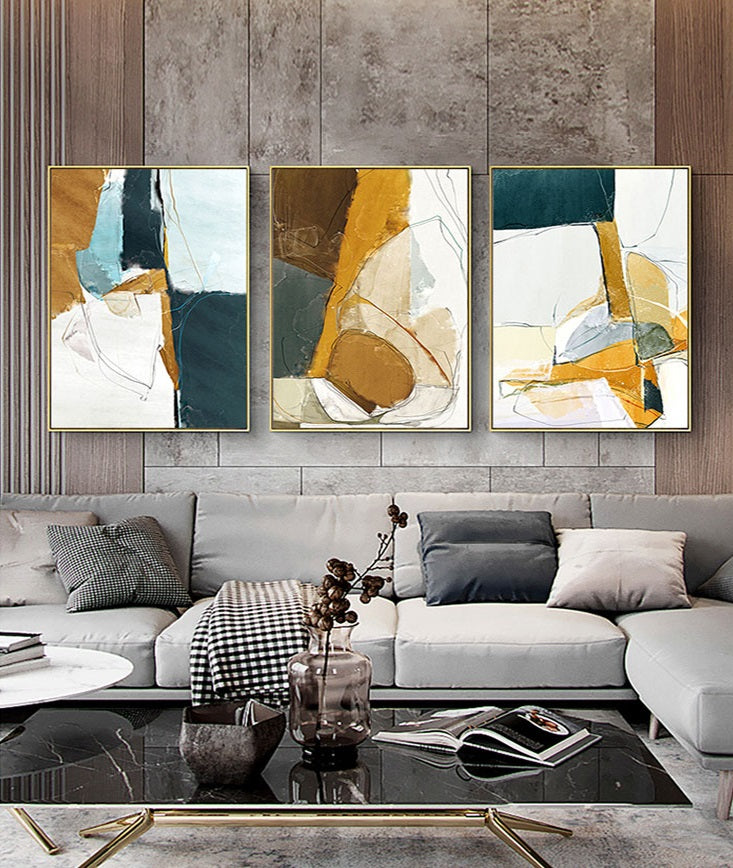 Handcrafted Abstract Painting Fine Art For Homedecor MA1130B