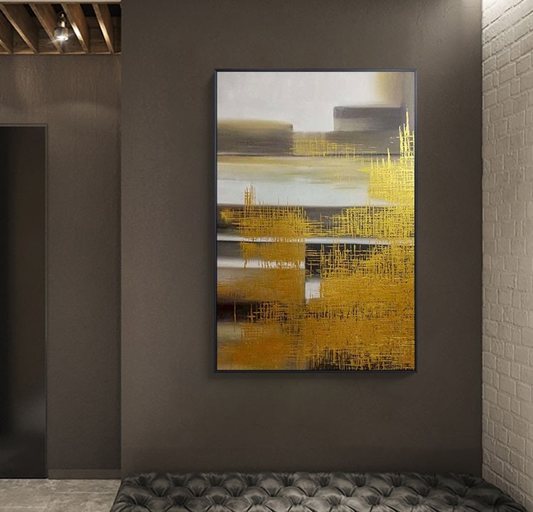 Handcrafted Abstract Painting Fine Art For Homedecor MA1125