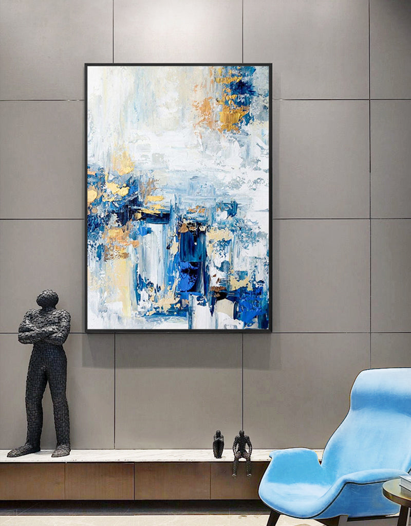 Handcrafted Abstract Painting Fine Art For Homedecor MA1067