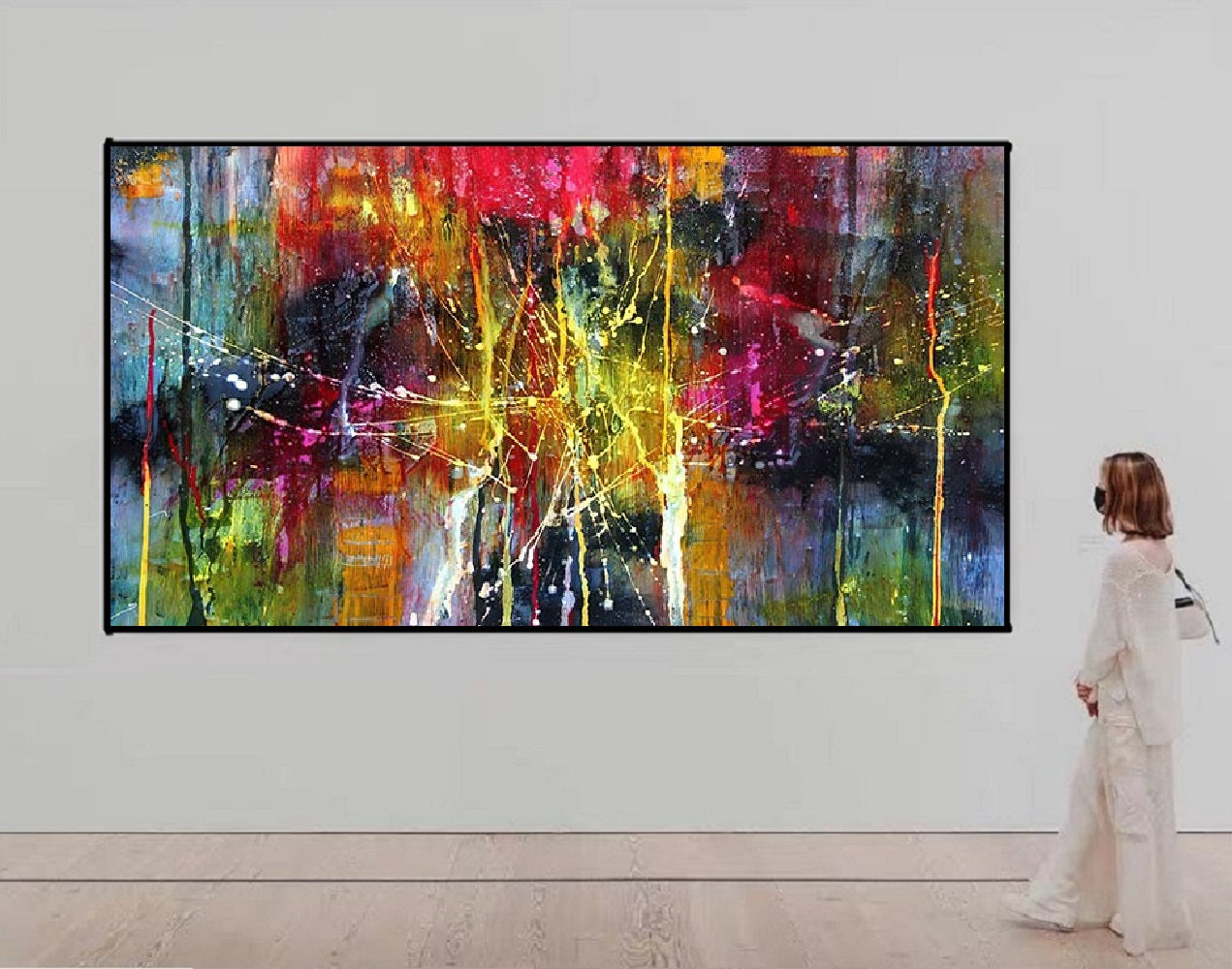 Handcrafted  Oil Paintings Acrylic paintings On Canvas Abstract paintings Wall Art MA1308