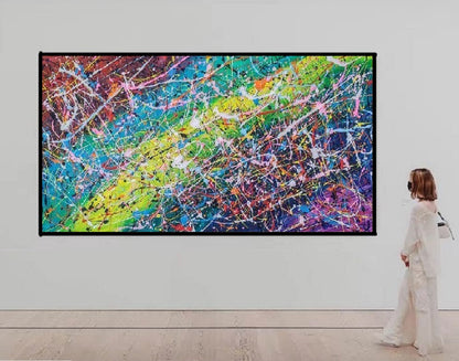 Handcrafted Abstract Painting Fine Art For Homedecor MA1070A