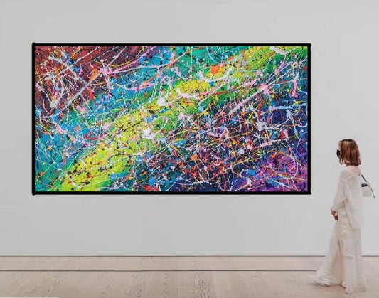 Handcrafted Abstract Painting Fine Art For Homedecor MA1070A