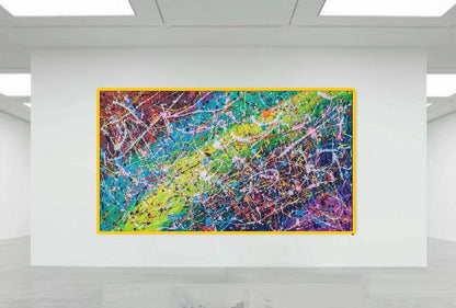 Handcrafted Abstract Painting Fine Art For Homedecor MA1070A