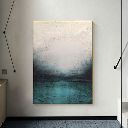 Handcrafted Abstract Painting, Modern Wall Art for Home Decor AB0018A