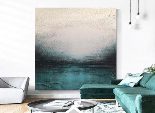 Handcrafted Abstract Painting, Modern Wall Art for Home Decor AB0018C