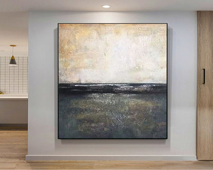 Handcrafted Abstract Painting, Modern Wall Art for Home Decor AB0020C