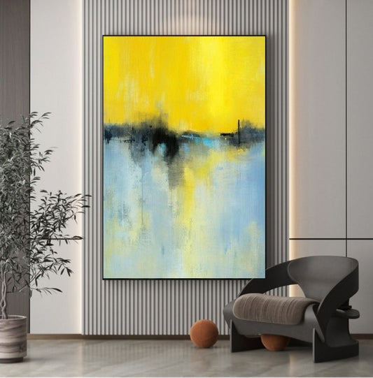 Handcrafted Abstract Painting Fine Wall Art For Homedecor AB0035A