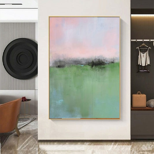 Handcrafted Abstract Painting, Modern Wall Art for Home Decor AB0036A