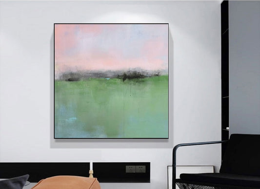 Handcrafted Abstract Painting, Modern Wall Art for Home Decor AB0036C