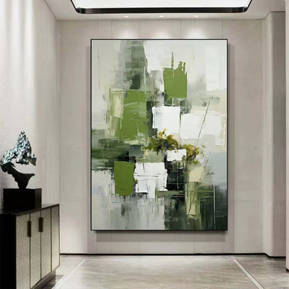 Handcrafted Abstract Painting, Modern Wall Art for Home Decor AB0039A
