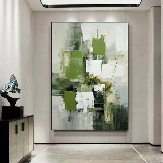 Handcrafted Abstract Painting, Modern Wall Art for Home Decor AB0039A