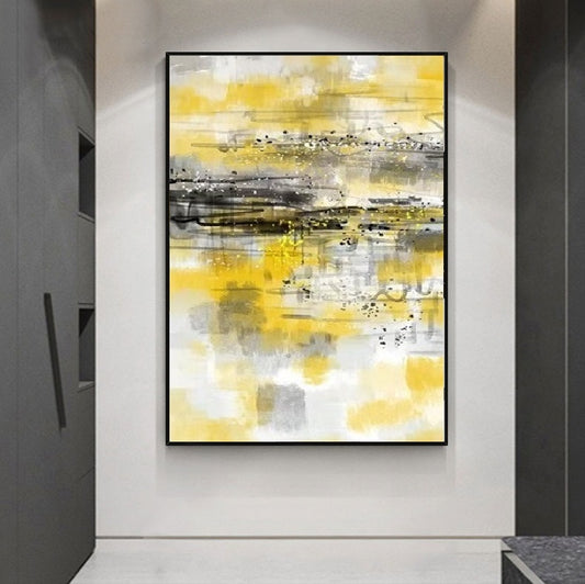 Handcrafted Abstract Painting, Modern Wall Art for Home Decor AB0042A
