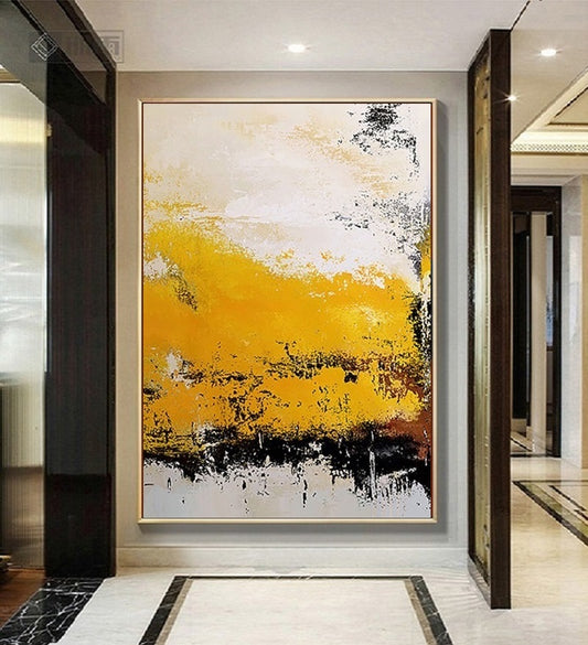 Handcrafted Abstract Painting, Modern Wall Art for Home Decor AB0046A
