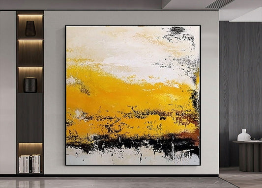 Handcrafted Abstract Painting, Modern Wall Art for Home Decor AB0046C
