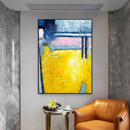 Handcrafted Abstract Painting, Modern Wall Art for Home Decor AB0064A