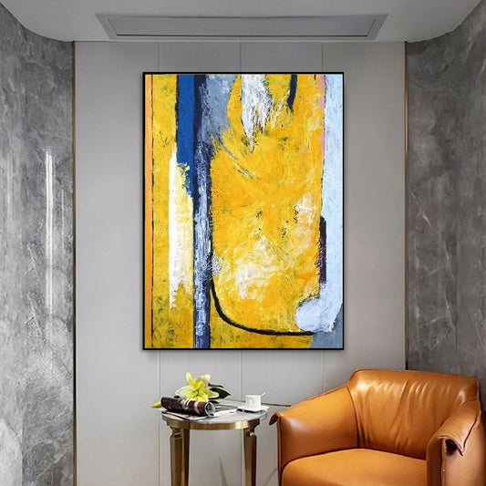 Handcrafted Abstract Painting, Modern Wall Art for Home Decor AB0065A