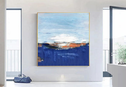 Handcrafted Abstract Painting, Modern Wall Art for Home Decor AB0068C