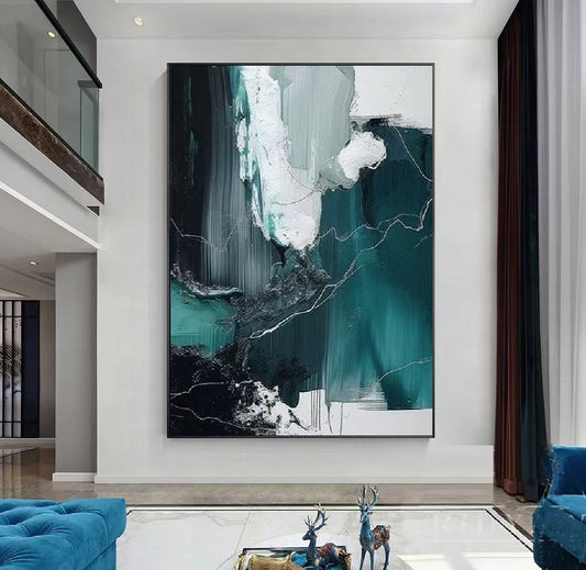 Handcrafted Abstract Painting Fine Wall Art For Homedecor AB0069A