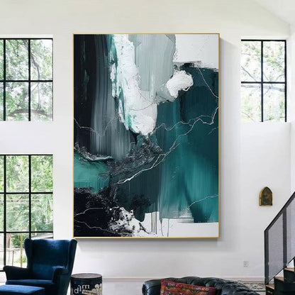 Handcrafted Abstract Painting Fine Wall Art For Homedecor AB0069A