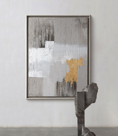 Handcrafted Abstract Painting, Modern Wall Art for Home Decor AB0071A