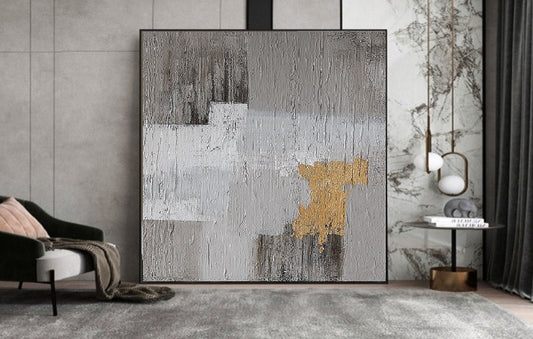 Handcrafted Abstract Painting, Modern Wall Art for Home Decor AB0071C