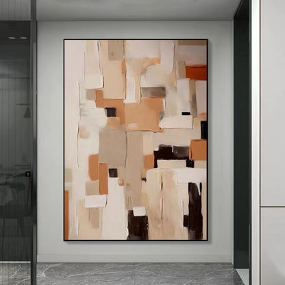 Handcrafted Abstract Painting, Modern Wall Art for Home Decor AB0073A