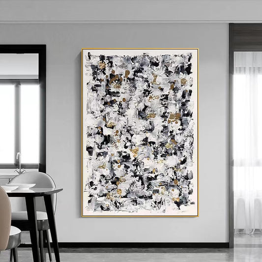 Handcrafted Abstract Painting, Modern Wall Art for Home Decor AB0075A