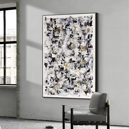 Handcrafted Abstract Painting, Modern Wall Art for Home Decor AB0075A