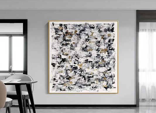 Handcrafted Abstract Painting, Modern Wall Art for Home Decor AB0075C