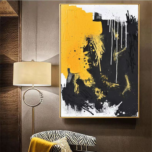 Handcrafted Abstract Painting, Modern Wall Art for Home Decor AB0078A