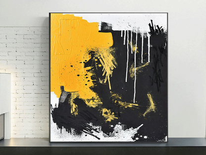 Handcrafted Abstract Painting, Modern Wall Art for Home Decor AB0078C