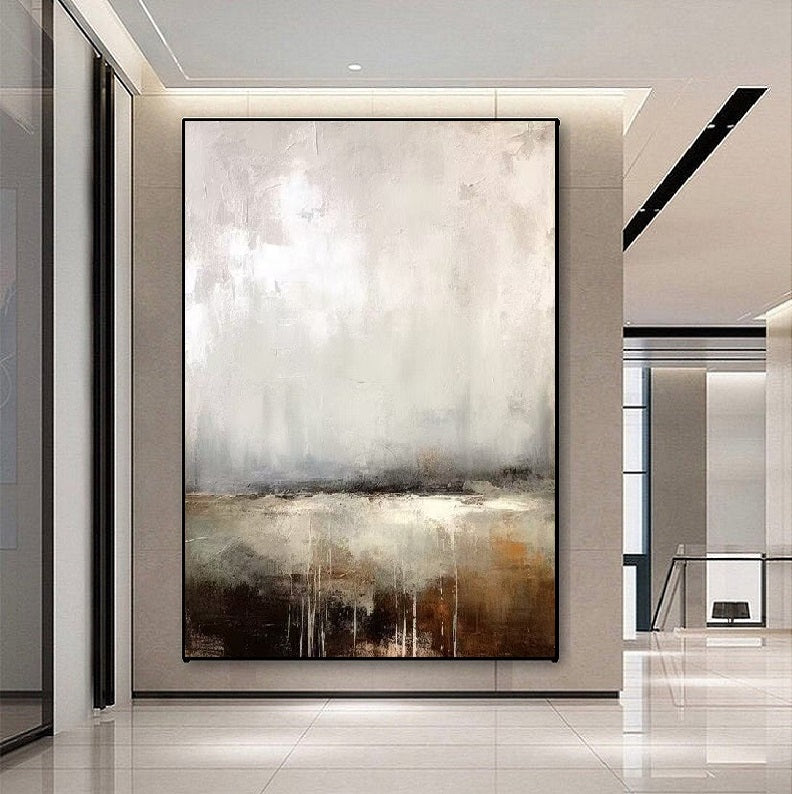 Handcrafted Abstract Painting, Modern Wall Art for Home Decor AB0090A