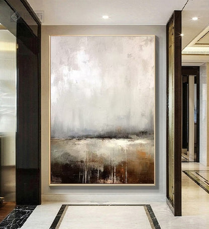 Handcrafted Abstract Painting, Modern Wall Art for Home Decor AB0090A