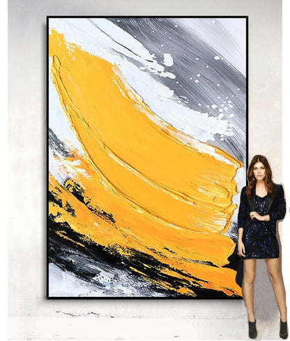 Handcrafted Abstract Painting Fine Wall Art For Homedecor AB1003