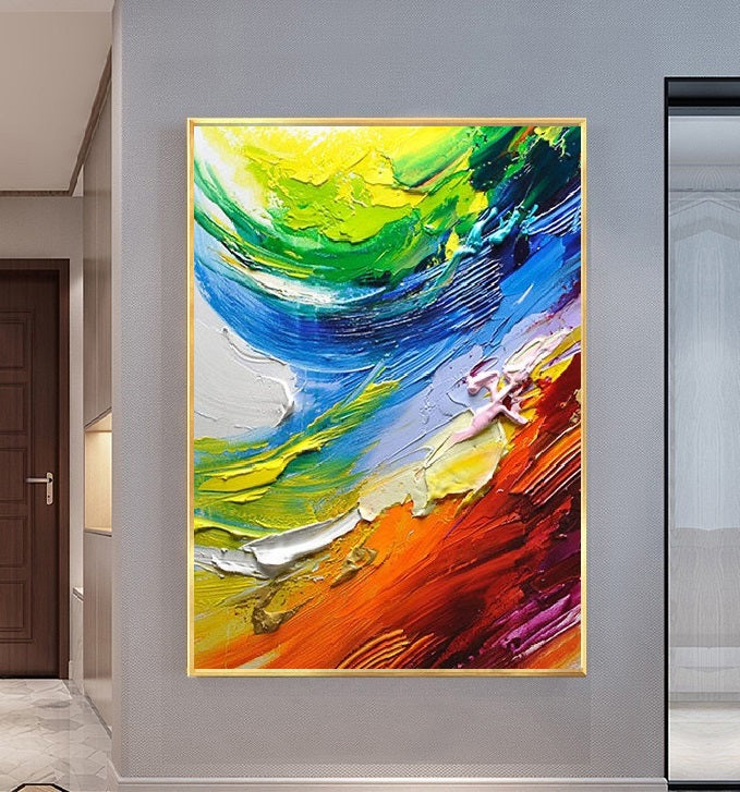 Handcrafted Abstract Painting Modern wall Art For Home Decor
