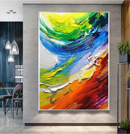 Handcrafted Abstract Painting Modern wall Art For Home Decor