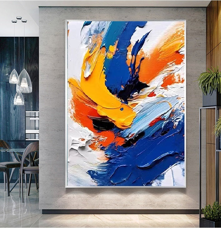 Handcrafted Abstract Painting Fine Wall Art For Homedecor AB1006