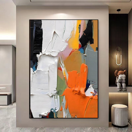 Handcrafted Abstract Painting Fine Wall Art For Homedecor AB1009