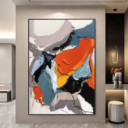 Handcrafted Abstract Painting Fine Wall Art For Homedecor AB1010