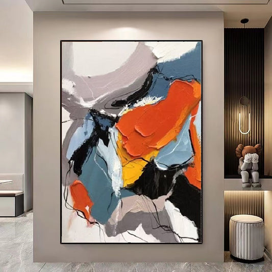 Handcrafted Abstract Painting Fine Wall Art For Homedecor AB1010