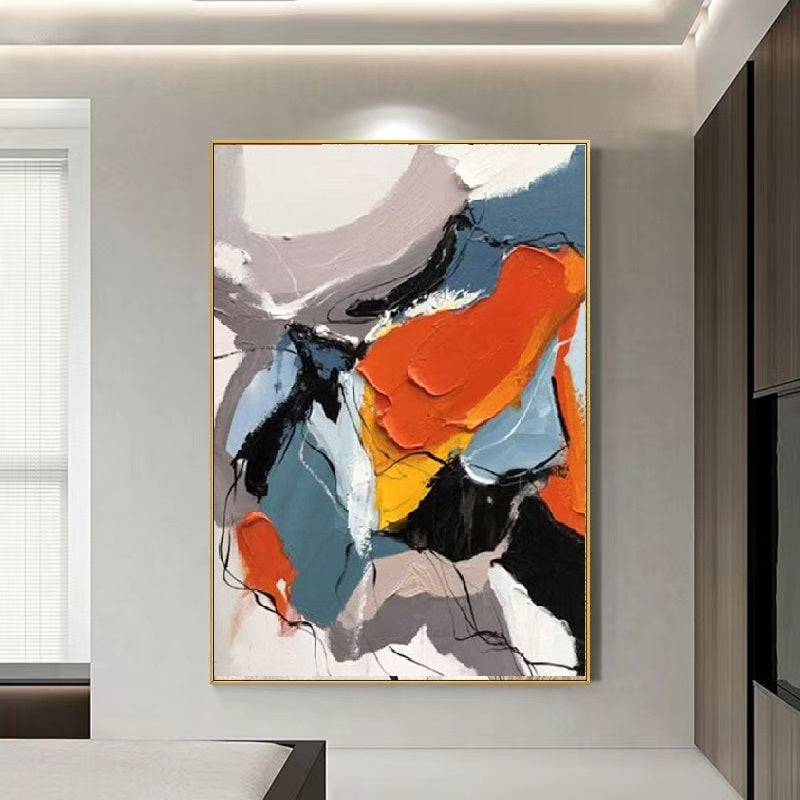 Handcrafted Abstract Painting Fine Wall Art For Homedecor AB1010