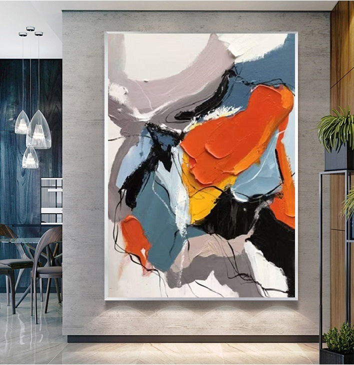 Handcrafted Abstract Painting Fine Wall Art For Homedecor AB1010
