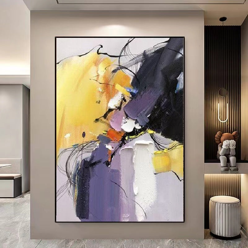 Handcrafted Abstract Painting Fine Wall Art For Homedecor AB1011