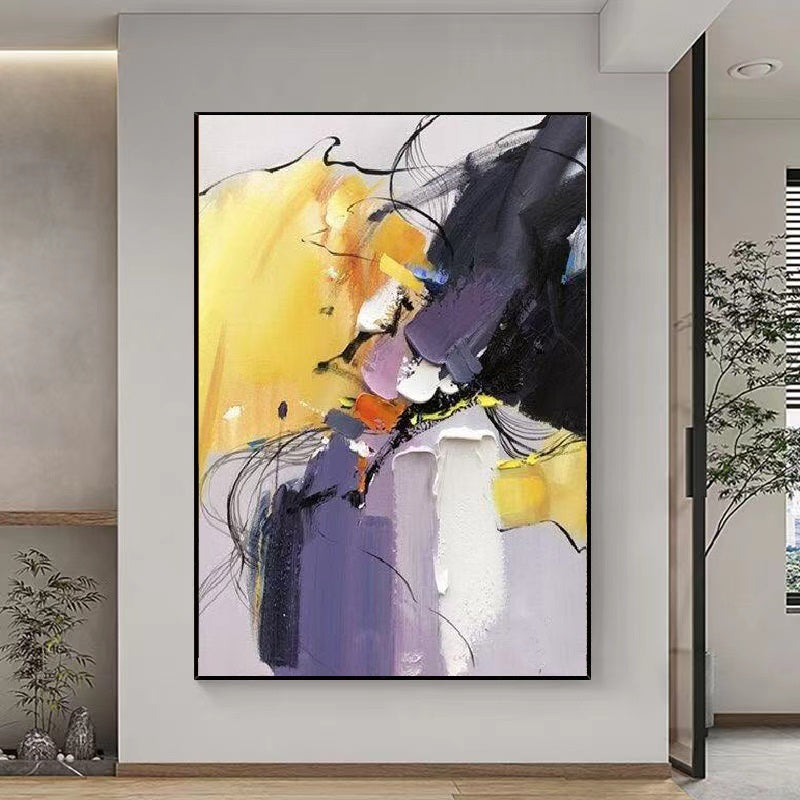 Handcrafted Abstract Painting Fine Wall Art For Homedecor AB1011