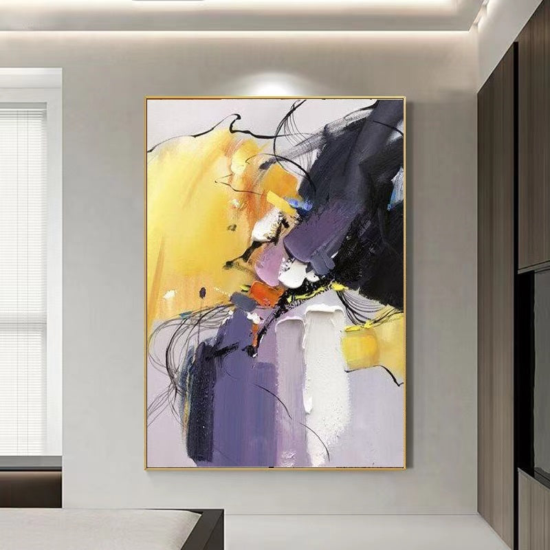 Handcrafted Abstract Painting Fine Wall Art For Homedecor AB1011
