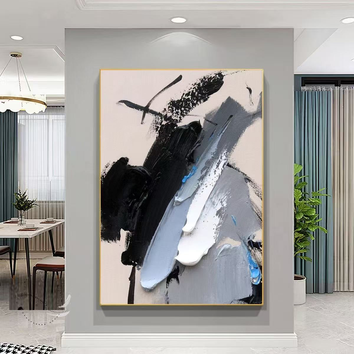 Handcrafted Abstract Painting Modern wall Art For Home Decor
