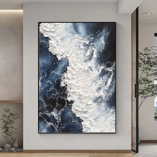 Handcrafted Abstract Painting Fine Wall Art For Homedecor AB1018B